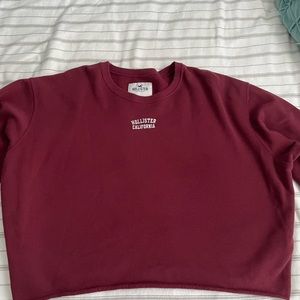 Hollister crop crewnevk